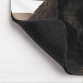 Dog en Amerikaanse vlag Muismat (Hoek)