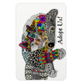 Dog en Cat Magnet 3"x4" Magneet (Verticaal)