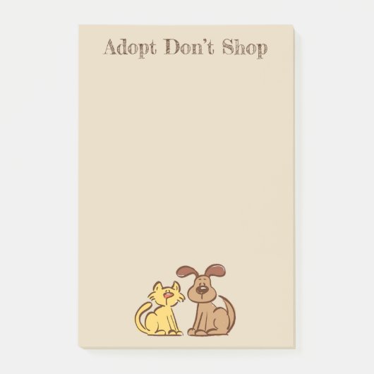 Dog- en kattennota's post-it® notes (Voorkant)