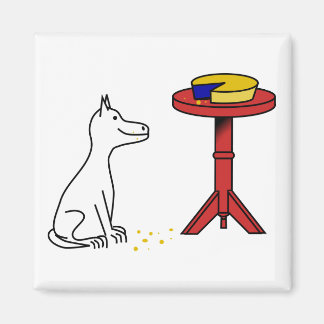 Dog en Pie Magneet