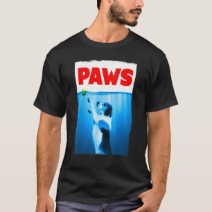 Dog en tennisbal voor vrouwen t-shirt