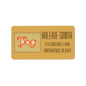 Dog Etiket (Voorkant)