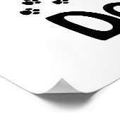 Dog Eye Chart Poster (Coin)