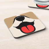 Dog Face Bier Onderzetter (Linkerzijde)