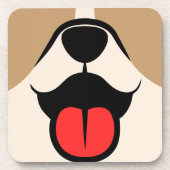 Dog Face Bier Onderzetter (Voorkant)