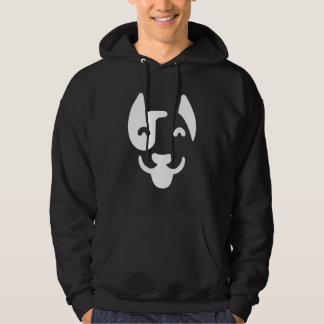 Dog Face Silhouette Hoodie