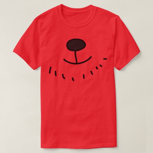 Dog Face T-shirt (Design voorkant)