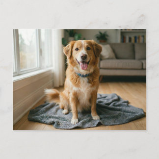 Dog Forever Home Announcement  Briefkaart