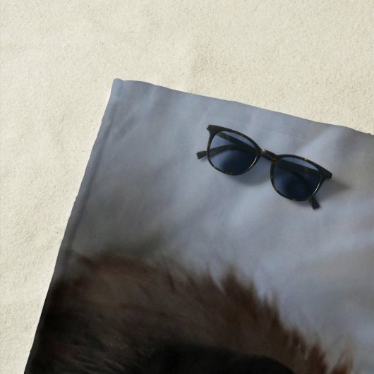 Dog Foto Aangepaste badhanddoek (In situ)