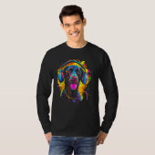 Dog German Shorthaired Pointer DJ Festival T-shirt (Voorkant volledig)