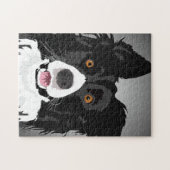 Dog - gezicht - legpuzzel (Horizontaal)