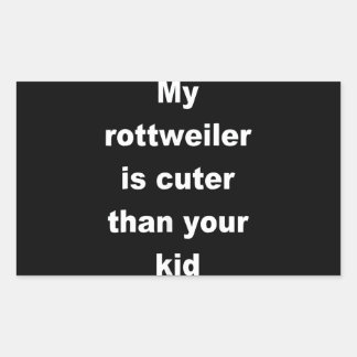Dog Gift | Baby rottweiler Rechthoekige Sticker
