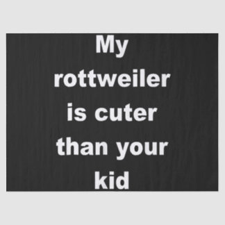 Dog Gift | Baby rottweiler Tissuepapier
