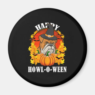 Dog Gift   Bulldog Halloween Gift voor Hondenliefh Magneet