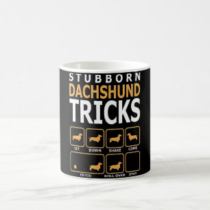 Dog Gift Dachshund Tricks, geboren uit Dachshund Koffiemok
