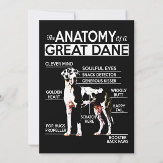 Dog Gift | De anatomie van een grote gesteente Bedankkaart