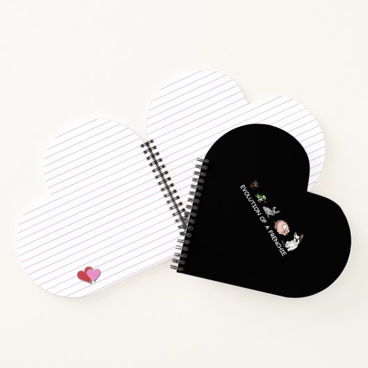 Dog Gift | Evolutie van een franchie Notitieboek (Binnen)