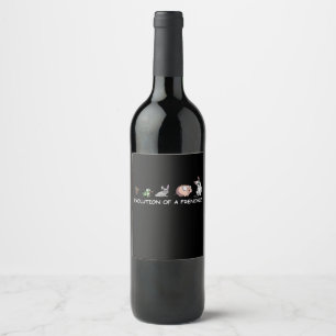 Dog Gift   Evolutie van een franchie Wijn Etiket