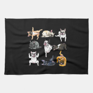Dog Gift Franse Bulldog Funny Theedoek
