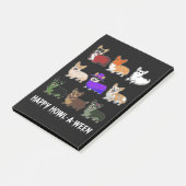 Dog Gift | Funny Corgi Dog Halloween Post-it® Notes (Schuin)