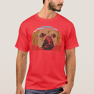 Dog Gift Hondenliefhebber Retro Puggle retro T-shirt