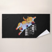 Dog Gift | Ik heb niet met m'n touwtje geknoeid. Badhanddoek (Badhanddoek)