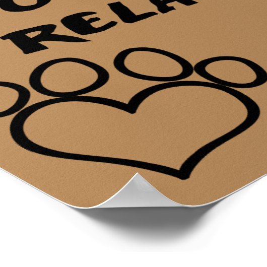 Dog Gift van God Funny Poster Sign (Hoek)