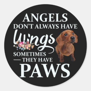 Dog Gift Zij hebben Dachshund Ronde Sticker