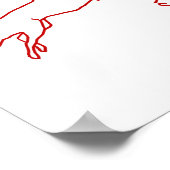 Dog Girl Agility Poster (Coin)