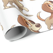 Dog "Give me your paw" Cadeaupapier (Rol Hoek)