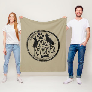 Dog goedgekeurd fleece deken
