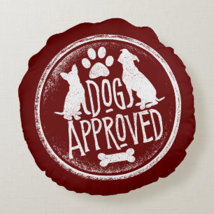 Dog goedgekeurd rond kussen