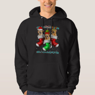 Dog Golden Retriever kerstsokken 372 Hoodie