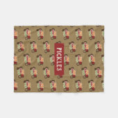 Dog Gone Cute Dog Fleece Blanket (Voorkant (Horizontaal))