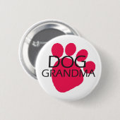Dog Grandma Ronde Button 5,7 Cm (Voorkant /achterkant)