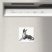 Dog Great Dane Mantle Magneet (Insitu (Vaatwasser))