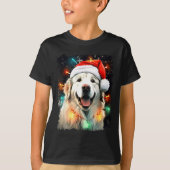 Dog Great Pyrenees Christmas T-shirt (Voorkant)