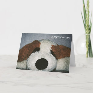Dog greetings card kaart