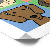 Dog Grid Poster (Hoek)