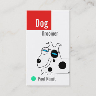 Dog Groomer Color Visitekaartje