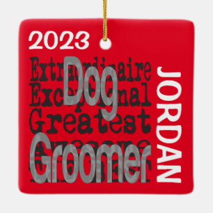 Dog Groomer Extraordinaire CUSTOM Keramisch Ornament
