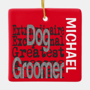 Dog Groomer Extraordinaire CUSTOM Keramisch Ornament