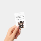 Dog Groomer Funny QR Code Badge (Handheld)