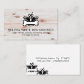 Dog Groomer Logo | Animal Services Visitekaartje (Voorkant / Achterkant)