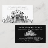 Dog Groomer Petzittende Boutique Breeder Canine Visitekaartje (Voorkant / Achterkant)