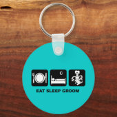 Dog groomer sleutelhanger (Voorkant)