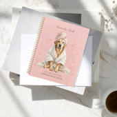 Dog Groomer Spa Personalized Appoitment Notebook Planner