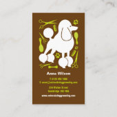 Dog Groomer Visitekaartje (Achterkant)