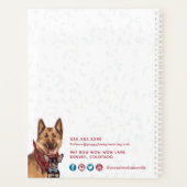 Dog Groomer Walker Sitter Appointment Book Planner (Achterkant)