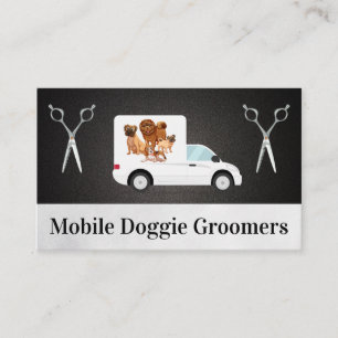 Dog Groomers   Voertuig Visitekaartje